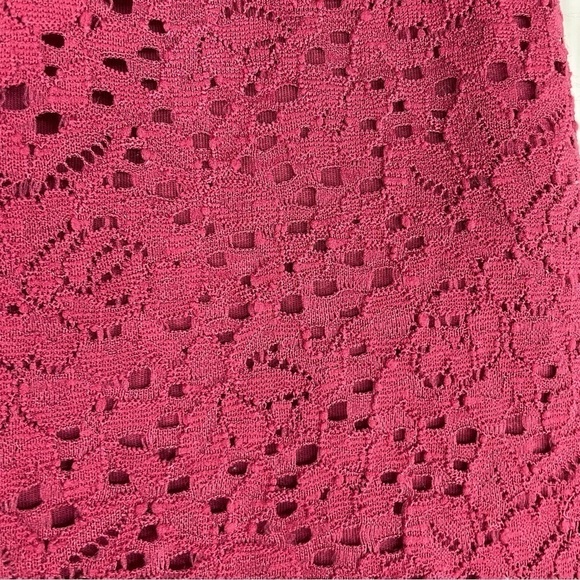 Hollister Maroon Lace Racerback Top - Picture 3 of 7